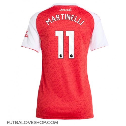 Dres Arsenal Gabriel Martinelli #11 Domáci pre Ženy 2025-26 Krátky Rukáv